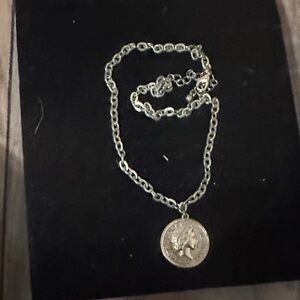 Gold Coin Pendant Necklace